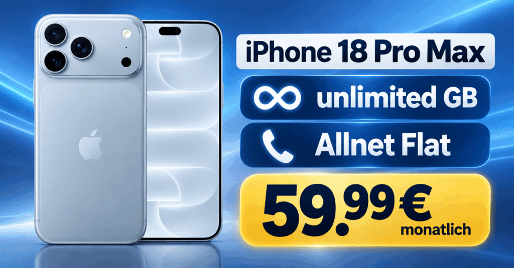 iPhone 18 Pro mit Vertrag: Die besten Deals zum neuen Apple-Flaggschiff