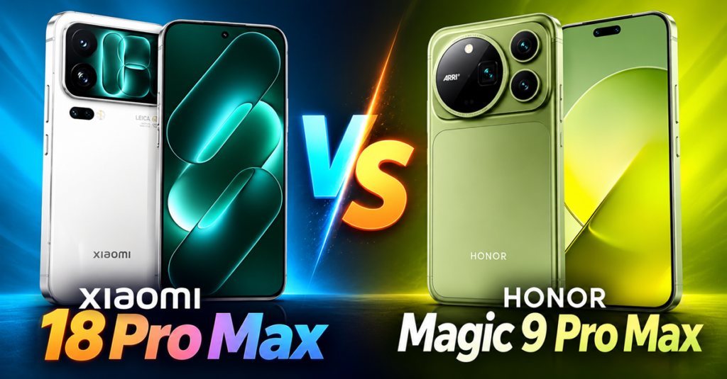 Xiaomi 18 Pro Max vs. Honor Magic 9 Pro Max: Leica gegen ARRI und 8.500 gegen 8.800 mAh