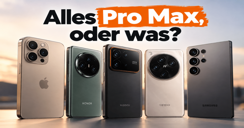 Alles Pro Max, oder was? Die Smartphone-Flaggschiffe 2026 werden immer extremer!