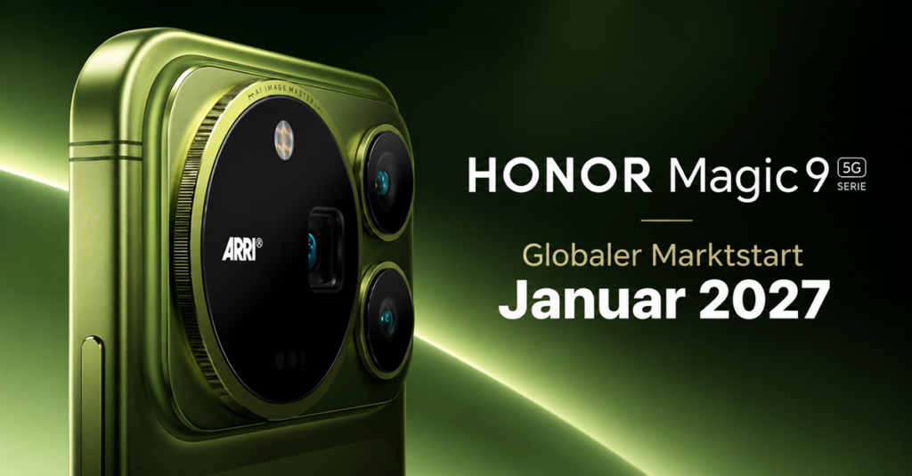Honor Magic 9 Serie startet im Januar 2027 weltweit