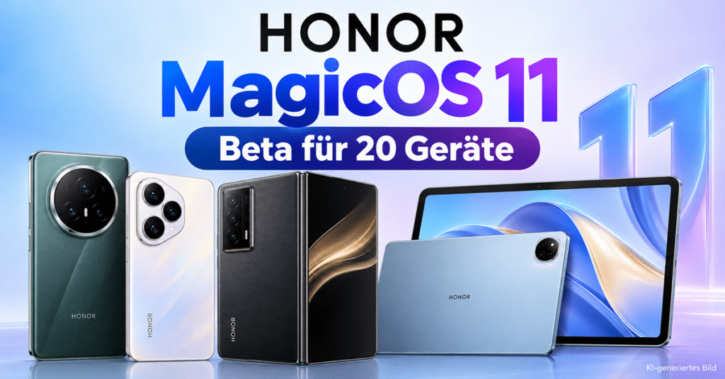 HONOR MagicOS 11: Diese 20 Smartphones und Tablets erhalten jetzt die Beta