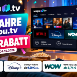 10 Jahre waipu.tv: 50 % Rabatt auf TV-, Netflix-, Disney+- und WOW-Pakete
