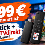 waipu.tv Start für 4.99 € monatlich: TV-Stick und 1 Jahr TVdirekt inklusive